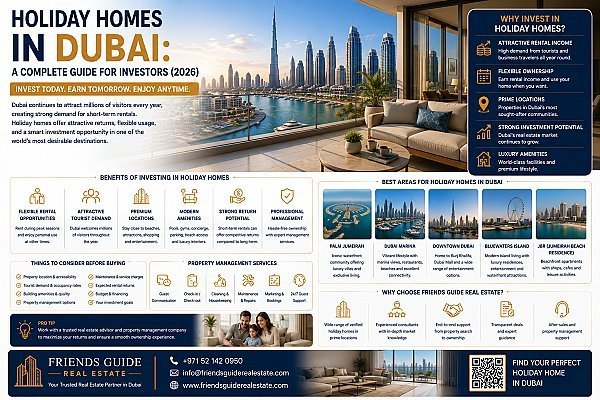 Holiday Homes in Dubai: A Complete Guide for Investors (2026)
