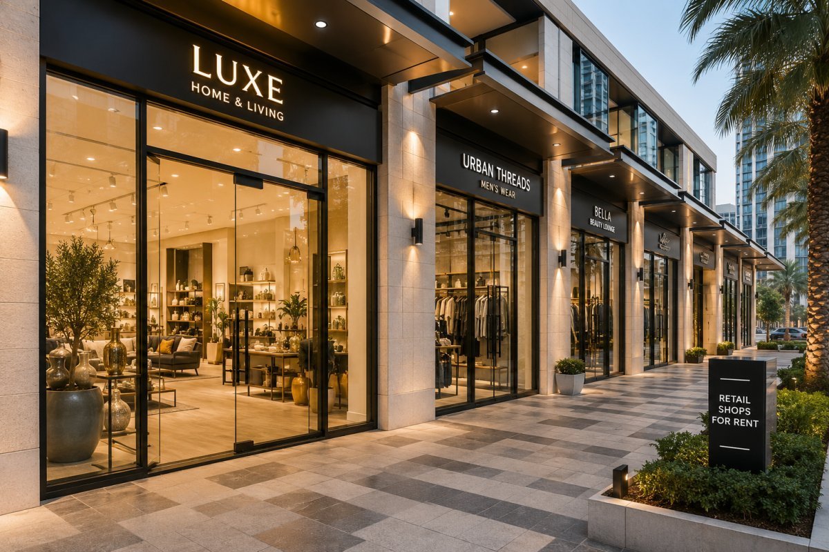 Shops for sale and rent in Dubai